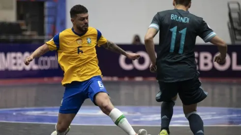 Thais Magalhães / CBF – Brasil e Argentina se enfrentaram neste sábado (5) pelas semifinais da Copa América de Futsal
