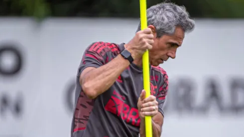 Paulo Sousa não terá todos os jogadores da equipe principal disponível – Foto: Paula Reis / Flamengo
