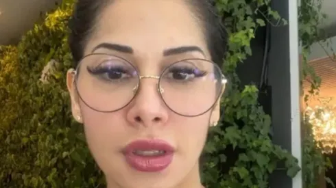 Reprodução/Instagram oficial de Maíra Cardi – Maíra durante um vídeo em seu Instagram.
