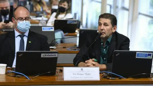Edilson Rodrigues/Agência Senado – presidente durante audiência da CPI
