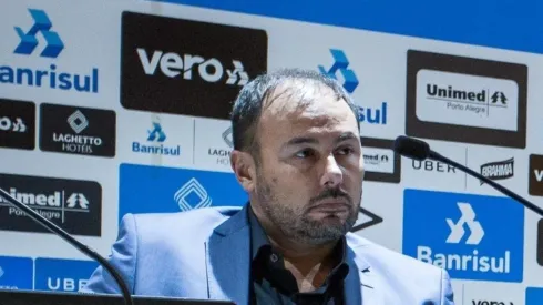 Lucas Uebel/Grêmio. CEO afirmou que a equipe não jogará a partida que aconteceria neste sábado.