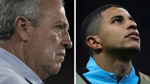 Montagem: fotos de Jorge Rodrigues/AGIF e Jonathan Moscrop/Getty Images - Abel está de acordo com alta cúpula no Flu por nome de Dodô, do Shakhtar