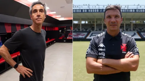 Flamengo x Vasco; prognósticos do duelo entre Paulo Sousa e Zé Ricardo (Fotos: Alexandre Vidal/Flamengo e Rafael Ribeiro/Vasco)
