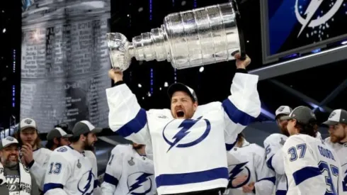 Dave Sandford | National Hockey League | Getty Images – Tampa Bay vencedor da Stanley Cup em 2020
