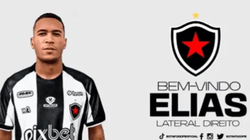 Foto: Divulgação/Botafogo-PB – Elias é anunciado como novo jogador do Belo

