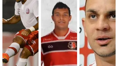 Foto: Mauro Horita/AGIF - Paulinho/ Reprodução Twitter/Santa Cruz - Vinícius/Reprodução/Náutico - Magrão