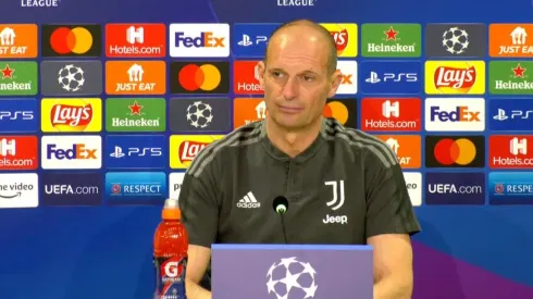 Foto: Divulgação/Juventus FC – Allegri desabafou após eliminação na Champions League
