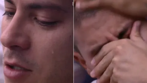 Arthur Aguiar chora no BBB 22. Foto: Reprodução/Globo
