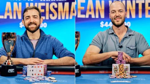 Dylan Weisman e Sean Winter venceram no US Poker Open (Foto: PokerGo)
