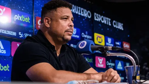 Foto: Gustavo Aleixo/Cruzeiro – Ronaldo teve problemas em primeiros meses de SAF no Cruzeiro; Bahia quer evitar tal situação
