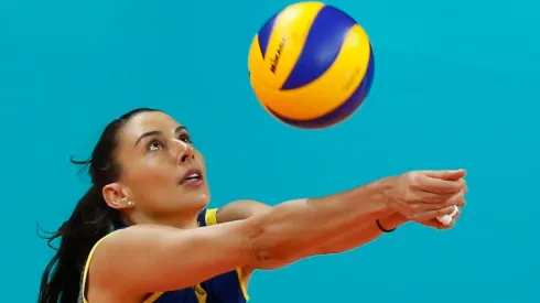 Buda Mendes/Getty Images – Sheila enquanto defendia a seleção brasileira
