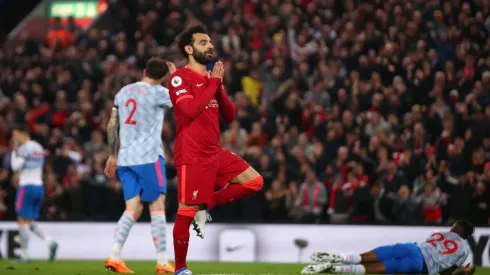 Chris Brunskill/Getty Images. Mohamed Salah é o artilheiro do Liverpool na Premier League, com 22 gols
