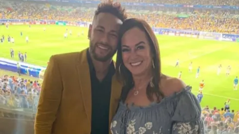 Reprodução/Instagram oficial de Nadine Gonçalves – Nadine posa ao lado de Neymar.
