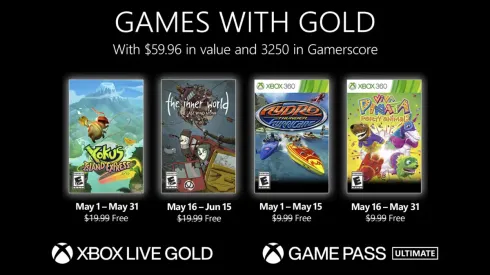 Xbox Games with Gold terá Yoku’s Island Express, The Inner World e mais jogos em maio