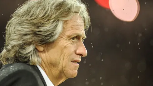 Foto: Allan Carvalho/AGIF | Jorge Jesus não escondeu seu amor pelo Flamengo
