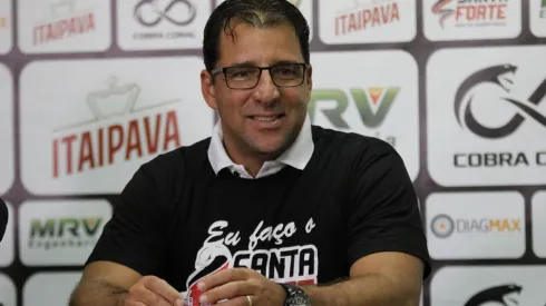 Site oficial do time: Rafael Melo/Site Oficial Santa Cruz - Martellote vê maneiras de Santa Cruz engrenar na Série D