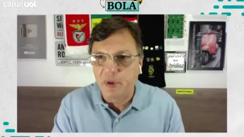 Foto: UOL Esporte/YouTube – Mauro Cezar perde a paciência e detona titular do Fla

