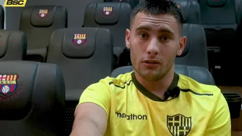 Foto: Divulgação/Barcelona S.C - Emmanuel Martínez deseja sair do Barcelona e Santos é uma possibilidade para julho