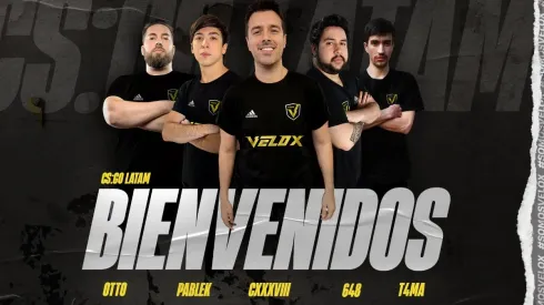 Emiliano Rigoni, do São Paulo, anuncia a nova line-up de CS:GO da Velox