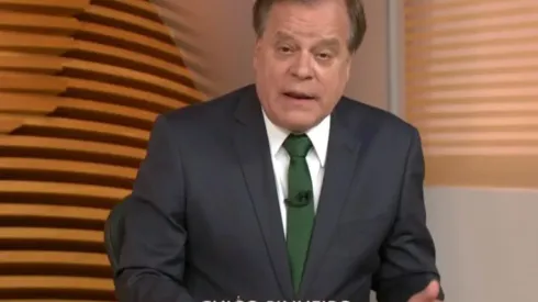 Foto: Reprodução/TV Globo - Chico Pinheiro se diz contra possível chegada de Renato Gaúcho ao Atlético