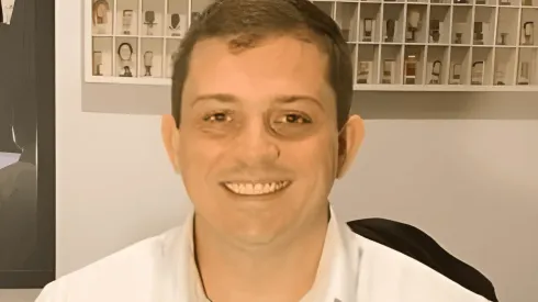 André Garone cobre o dia a dia do Vasco (Foto: Reprodução/Twitter)