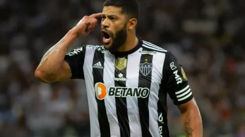 Agif/Fernando Moreno – Hulk reclamou da arbitragem no jogo do Atlético Mineiro
