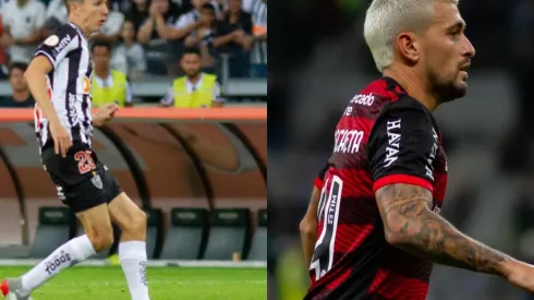 Nacho vs Arrascaeta; o duelo de 'coadjuvantes' na super decisão da Copa do Brasil entre Atlético e Flamengo