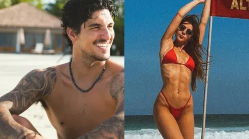 Foto: reprodução Instagram oficial Gabriel Medina/Jade Picon
