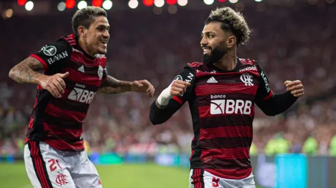 Pedro e Gabigol estão atuando juntos no Flamengo (Foto: Jorge Rodrigues/AGIF)
