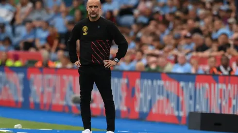 Getty Images/Mike Hewitt – Guardiola defende jogador do Manchester City
