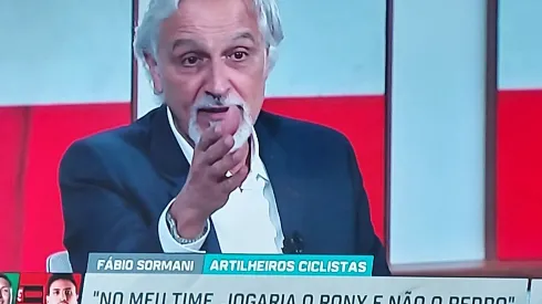 Foto: Reprodução/ESPN - Sormani crê que gol de Pedro não foi uma bicicleta, como o de Rony, do Palmeiras