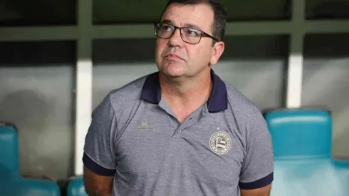 Felipe Oliveira/EC Bahia. O treinador encerrou a preparação para enfrentar o Sport fora de casa