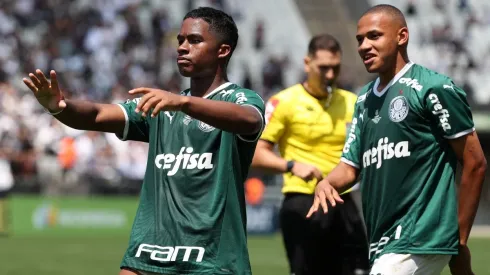 Flickr Oficial do time: FABIO MENOTTI/Flickr Oficial Palmeiras – Colegas de Endrick entoam zoação com o Corinthians
