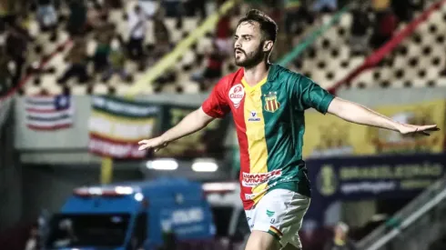 Divulgação/Sampaio Corrêa. Poveda é o artilheiro da Série B