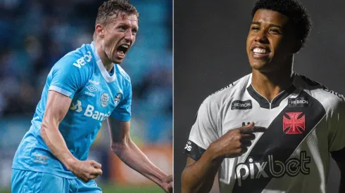 Foto: Thiago Ribeiro/AGIF; Foto: Maxi Franzoi/AGIF - Time do Grêmio e do Vasco