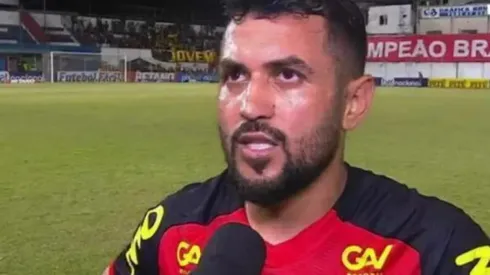 Wanderson com a camisa do Sport (Foto: Reprodução/SporTV)