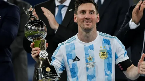 Foto: Thiago Ribeiro/AGIF – Messi ajudou a Argentina a vencer a Copa América de 2021.
