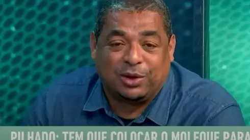 Foto: Reprodução/Jovem Pan – Vampeta admitiu que Palmeiras já deveria negociar Endrick com a Europa