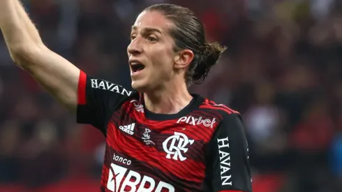 Marcello Zambrana/AGIF – Filipe pelo Flamengo.
