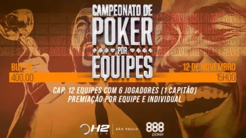 Poker por equipes será um torneio realizado em São Paulo (Foto: Divulgação/H2 Club)
