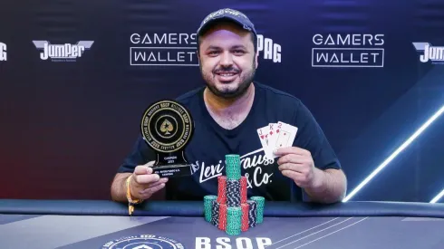 Renato Neves faturou um torneio no BSOP Millions (Foto: Rafael Terra/BSOP)
