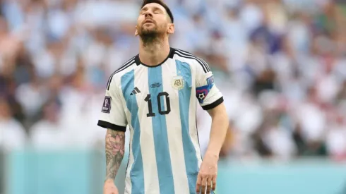 Catherine Ivill/Getty Images – Messi na derrota da Argentina para a Arábia Saudita
