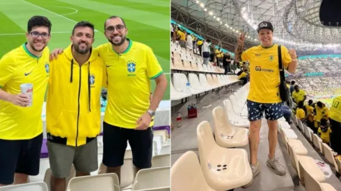 Os jogadores de poker que estão no Qatar para a Copa do Mundo (Foto: Reprodução instagram oficial Rafael Moraes e Felipe Mojave @rafaelmoraesgm e @felipemojave)
