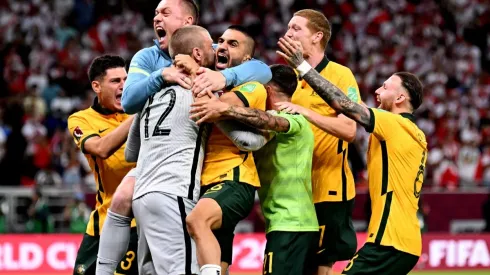 Photo by Joe Allison/Getty Images – Seleção da Austrália entra para a história da Copa do Mundo
