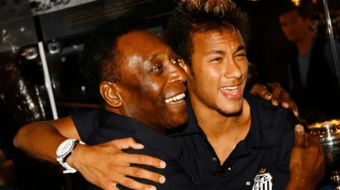 Ricardo Saibun / Divulgação Santos FC. Pelé manda recado emocionante a Neymar