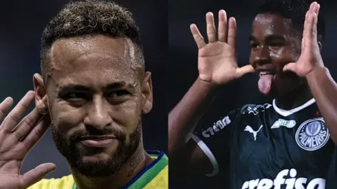 Foto Neymar: Pedro Martins/AGIF e Foto Endrick: Ettore Chiereguini/AGIF