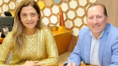 Foto: Divulgação Libra – Leila Pereira e John Textor
