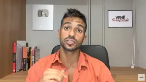 Reprodução/YouTube – Venê Casagrande crava futuro de alvo do Fluminense