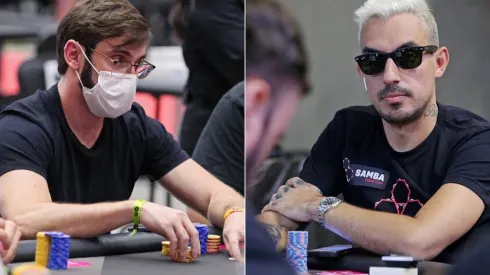 Pedro Garagnani e Peter Patrício arrumaram boas premiações no poker online (Fotos: Luis Bertazini/BSOP)