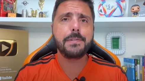 Foto: Reprodução/YouTube – Jorge Nicola deu informação em primeira mão de acerto do Fla com camisa 10

